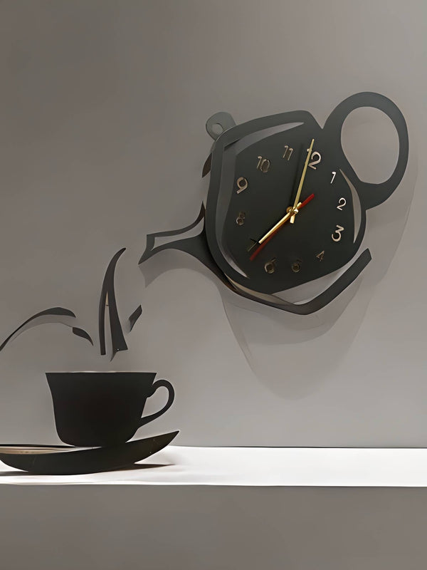 Present Era Wooden Wall Clock, Wood clock,Oversized Unique Silent Minimal Spiral Modern Wooden Wall Clock, Wooden Wall Clock For Bedroom, Clock For Office, Wooden Clocks Clock Name