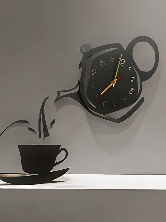 Present Era Wooden Wall Clock, Wood clock,Oversized Unique Silent Minimal Spiral Modern Wooden Wall Clock, Wooden Wall Clock For Bedroom, Clock For Office, Wooden Clocks Clock Name