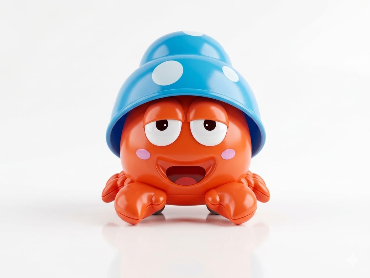 Wind Up Crawling Crab Toy for Babies & Toddlers – Cute Clockwork Walking Crab | Fun Gift for Kids Age 6 Months+ | Pakistan